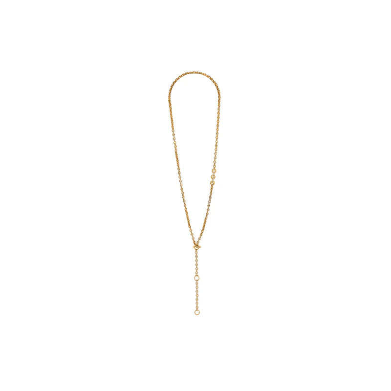 24" 5MM Open Link Necklace, Yellow Gold