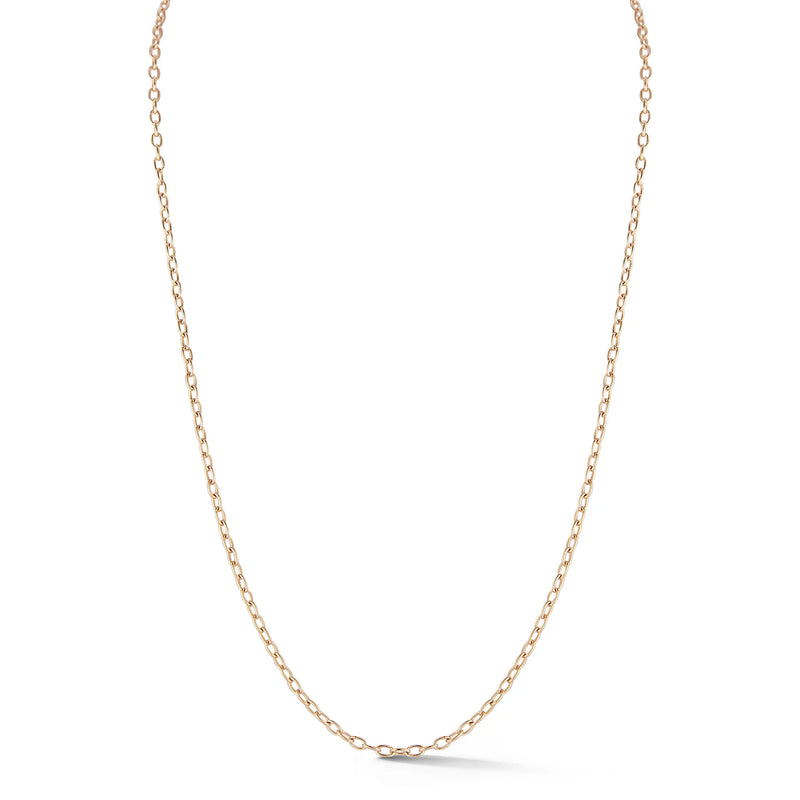 Saxon 18K Rose Gold Chain Necklace