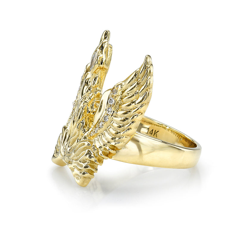 Diamond Baby Phoenix Ring