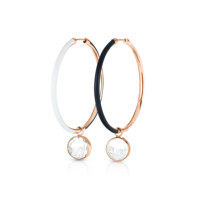 Reversible Enamel Hoops