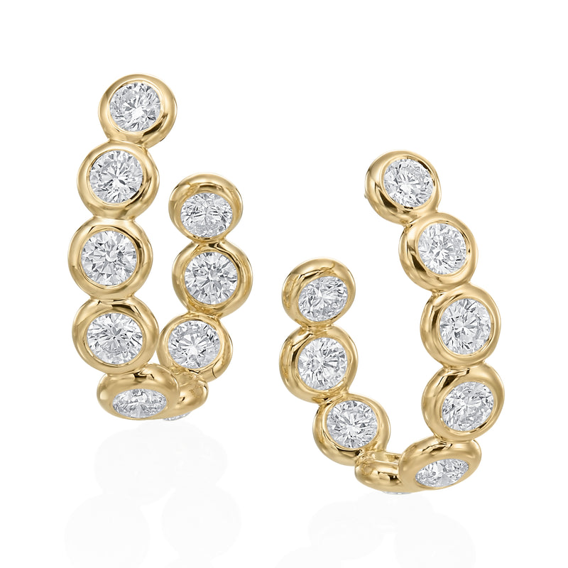 Moonlight Diamond Earrings Large