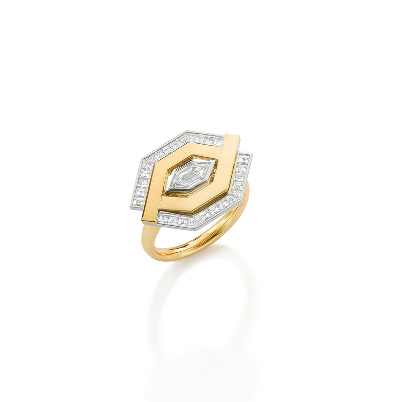 Entwined Ring, Diamond