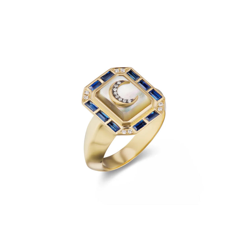 La Luna Signet Ring