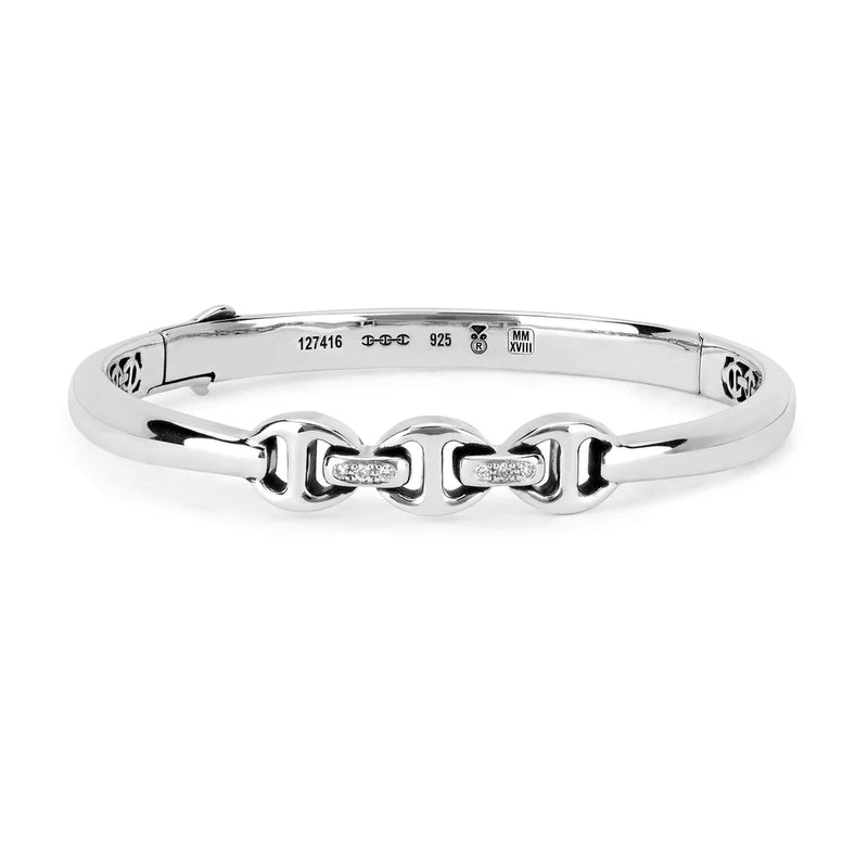 Sirkel Bracelet, White Gold