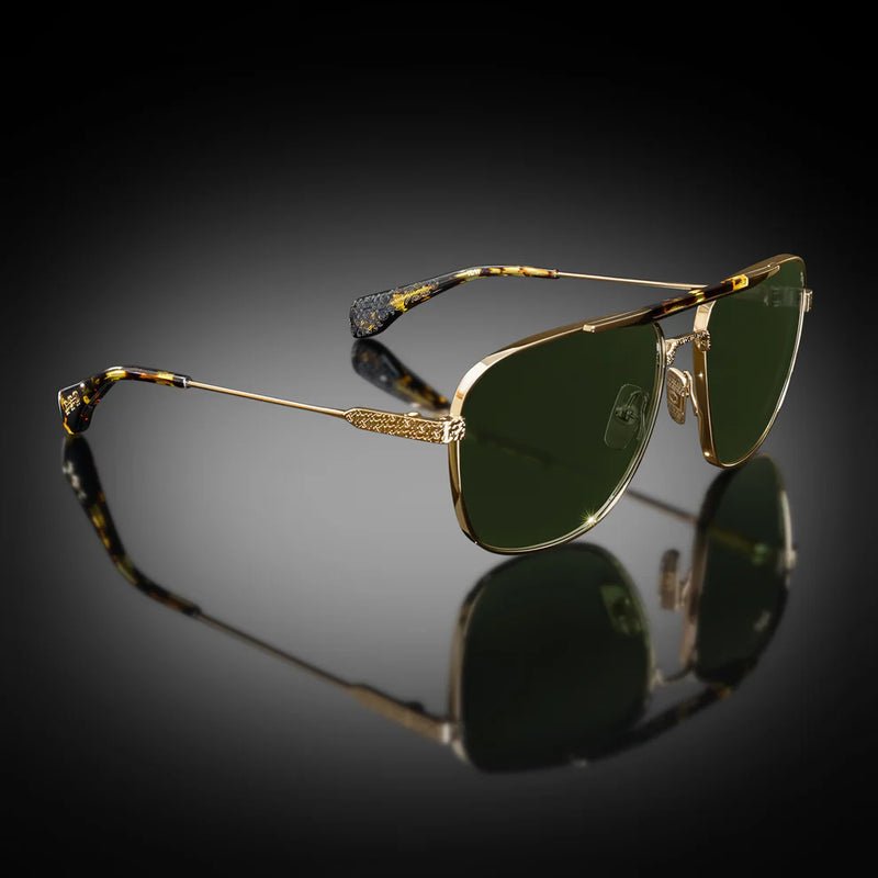 Model XI Sunglasses x Yellow Gold/Tokyo Tortoise Frame