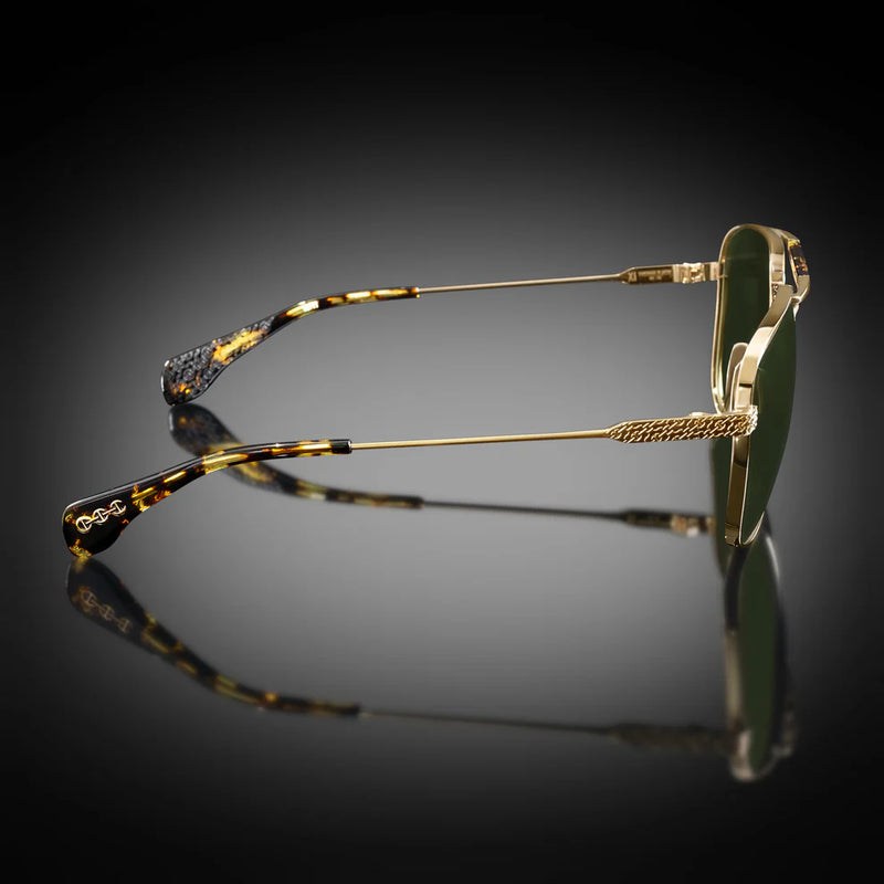 Model XI Sunglasses x Yellow Gold/Tokyo Tortoise Frame