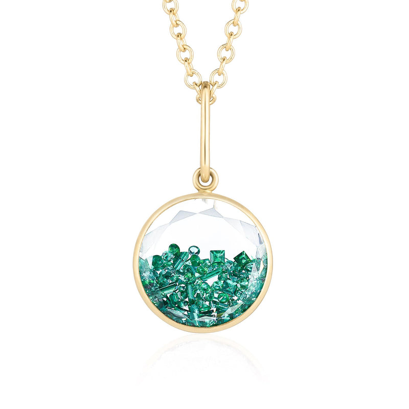 Core 15 Emerald Shaker Pendant