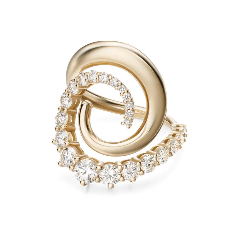 Riley Ring with Diamonds