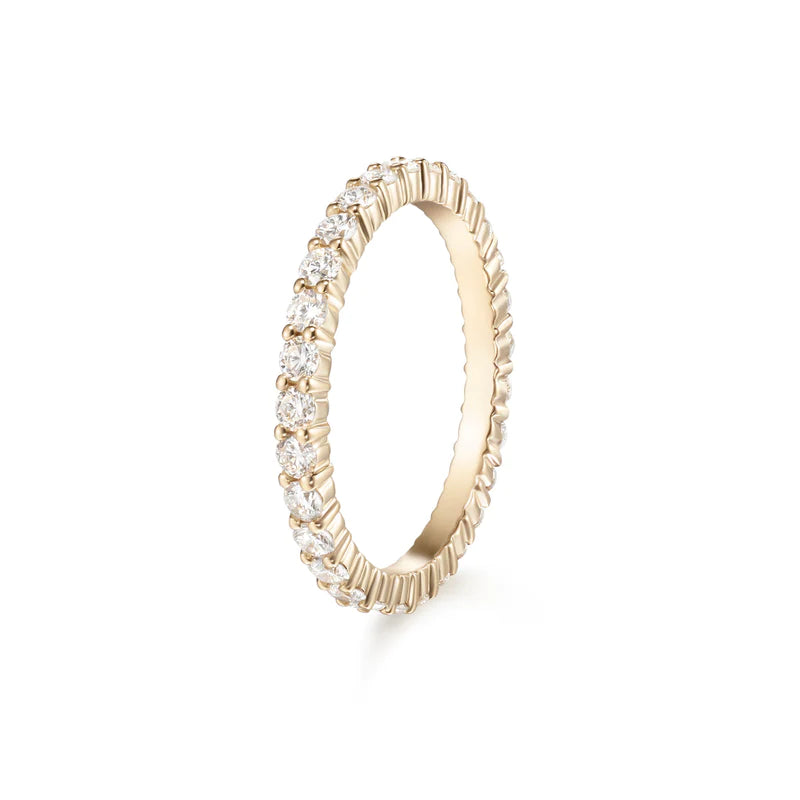 Sadie Eternity Band 2MM Yellow Gold