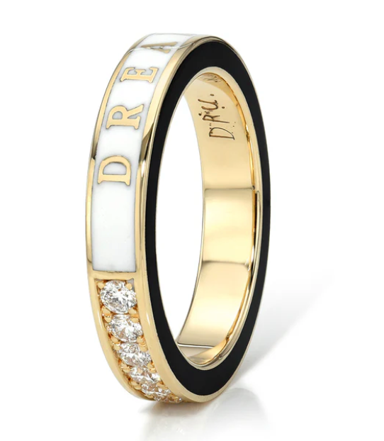 Diamond Dream On Enamel Band