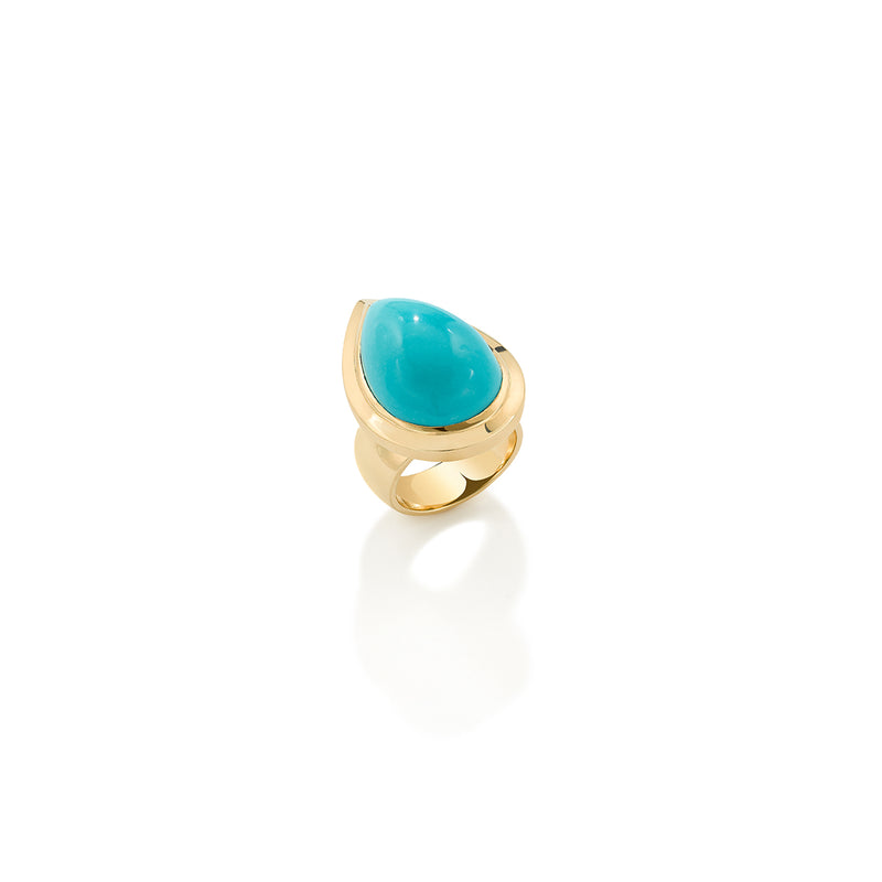 Pearshape Turquoise Ring