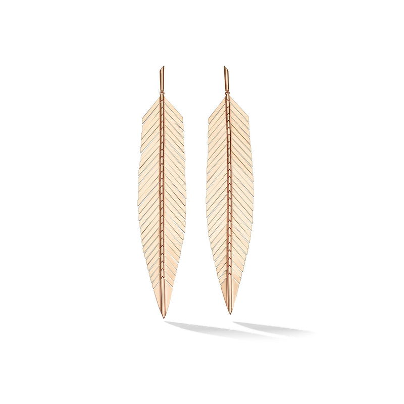 Large Feather Earrings