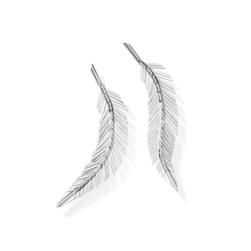 Medium Feather Earrings