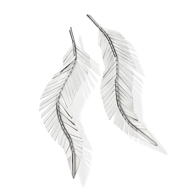 Large Feather Earrings